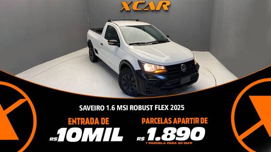 VOLKSWAGEN SAVEIRO 1.6 MSI ROBUST CS 16V FLEX 2P MANUAL VOLKSWAGEN SAVEIRO 1.6 MSI ROBUST CS 16V FLEX 2P MANUAL